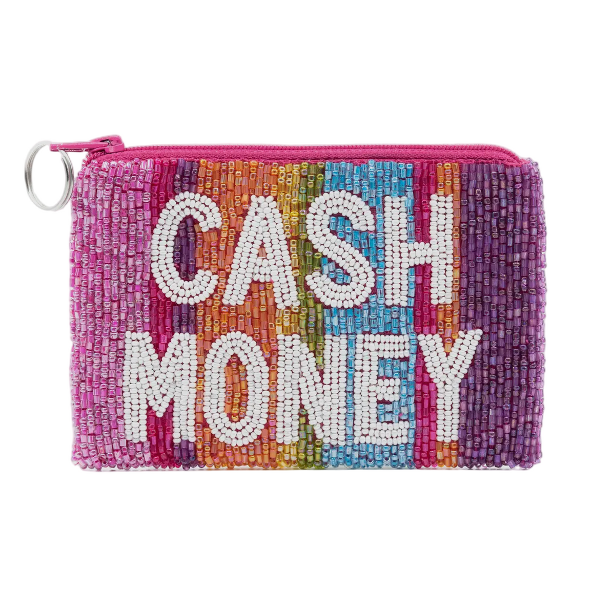 Cash Money Beaded Coin Purse