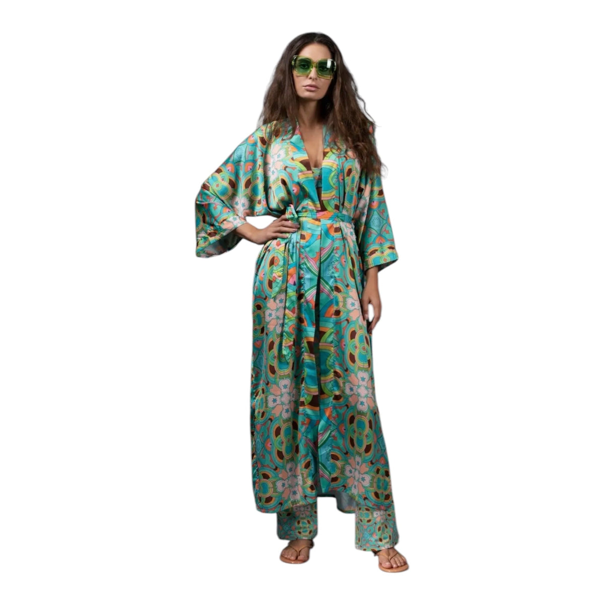 Starry Teal Robe/Kimono