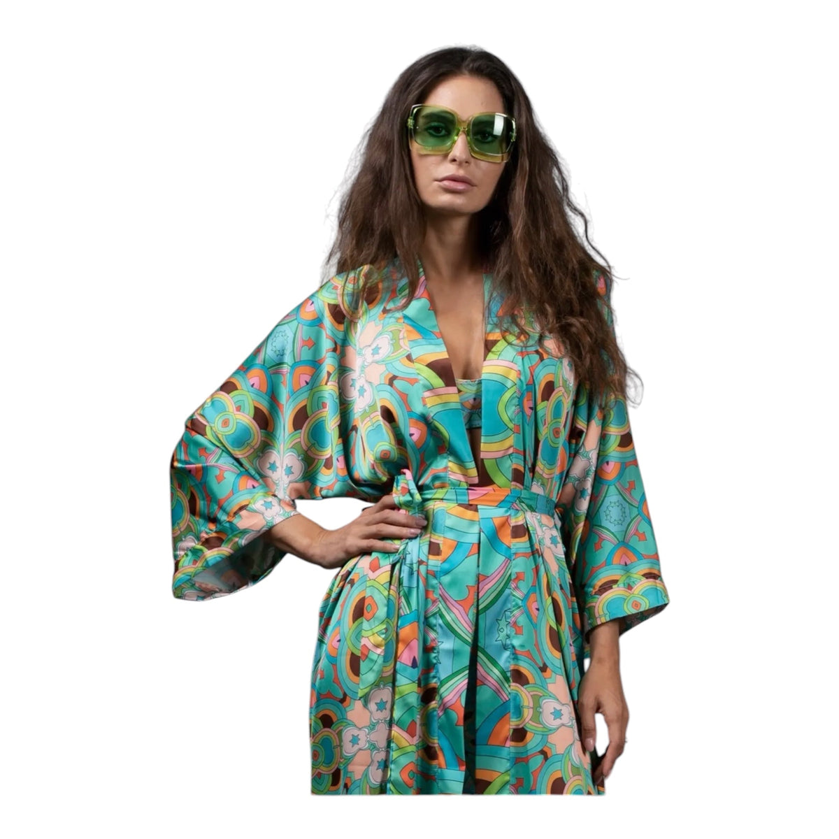 Starry Teal Robe/Kimono