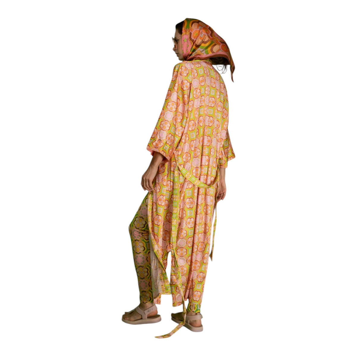 Rose Gold Mosaic Robe/Kimono