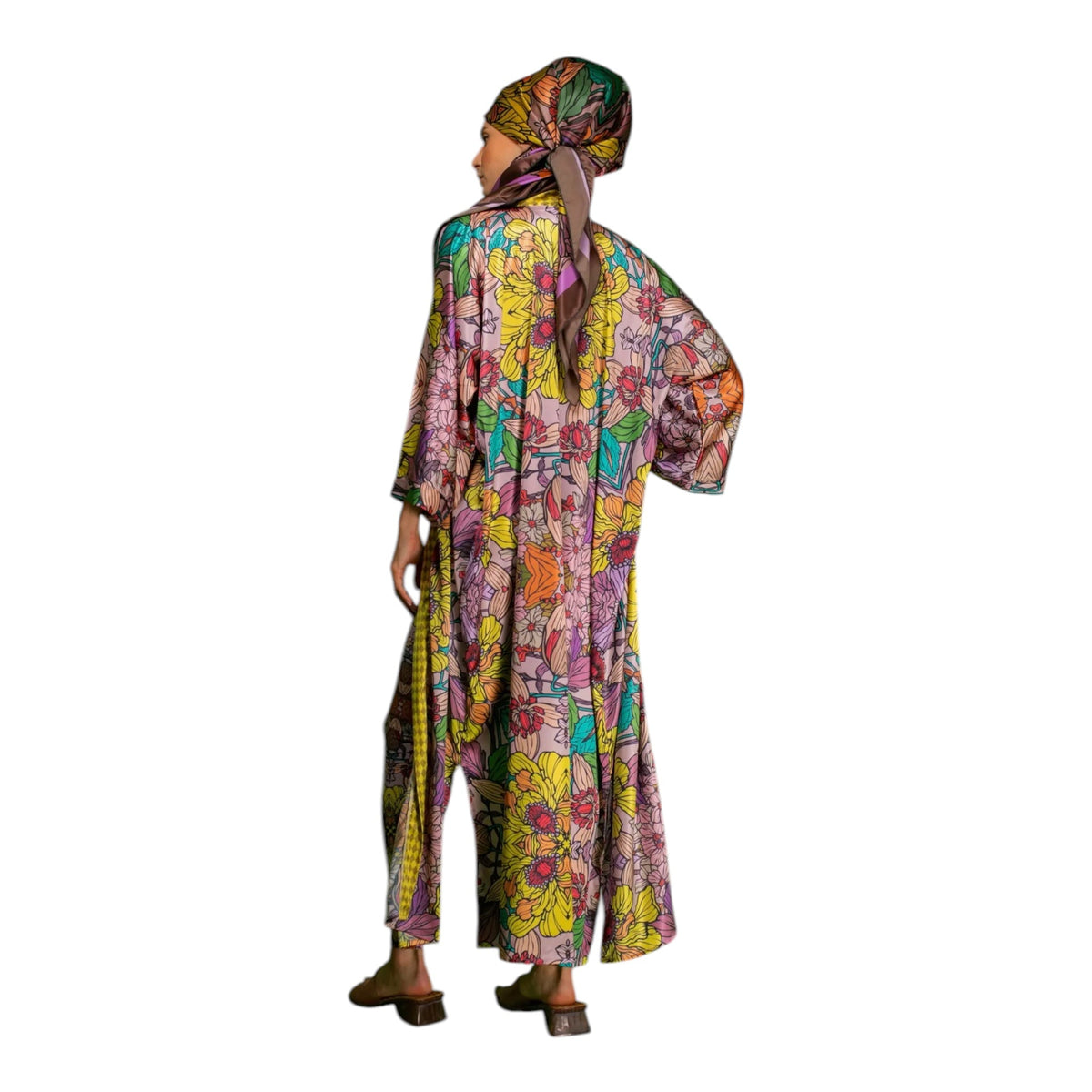 Silk Garden Robe/Kimono